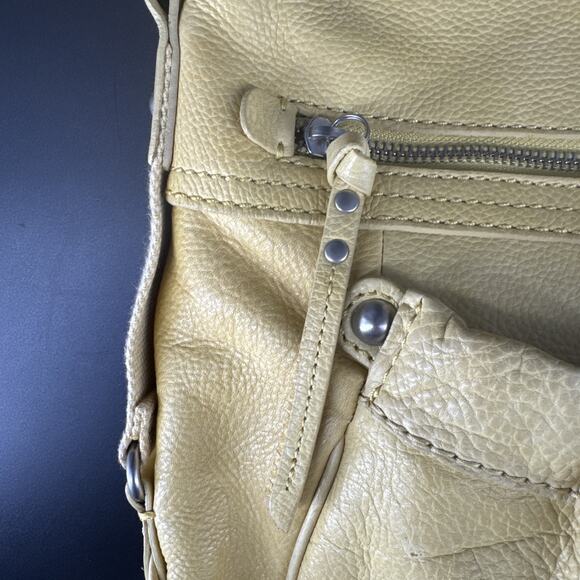 Fossil Ashley LR Top Zip Banana Yellow banana Crossbody Bag Genuine Leather - Picture 5 of 16